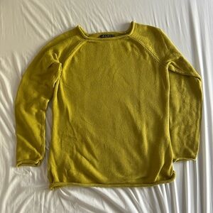 Eddie Bauer 100% combed cotton line sweater, size medium